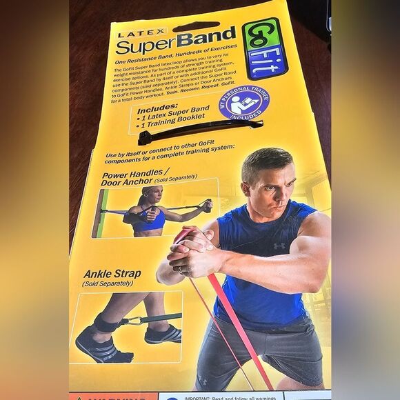 GoFit Latex Super Band 20lbs - 35 lbs - Picture 2 of 3